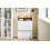 SoBuy Bureau Pliant avec Rangements Blanc Naturel 14