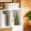 SoBuy Βιβλιοθήκη STR11-WN Λευκό-Φυσικό 72x30x110 εκ. με Συρτάρια 11