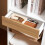 SoBuy Βιβλιοθήκη STR11-WN Λευκό-Φυσικό 72x30x110 εκ. με Συρτάρια 14