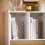 SoBuy Βιβλιοθήκη STR11-WN Λευκό-Φυσικό 72x30x110 εκ. με Συρτάρια 13