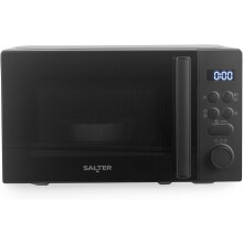 20L Digital Microwave 95-Min Timer 25cm Glass Turntable LED Display Kuro