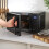 Salter 20L Digital Microwave 95-Min Timer 25cm Glass Turntable LED Display Kuro 3