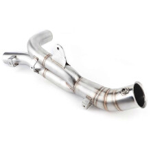 Katalysator entfernt, Cat Delete, Auspuff-Mittelrohr, Verbindungsrohr, passend für Yamaha YZF R1 2009–2014