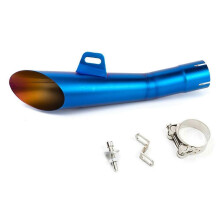 Tubo di scarico universale slip-on da 51 mm per moto con silenziatore da motocross con logo laser gratuito