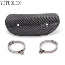 Motorfiets Uitlaatbeschermer Motocross Demper Voor Suzuki V Current 650 Honda SH Yamaha TTR 250 Yamaha