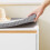 SoBuy White Shoe Bench with Cushion & Flip-Drawer 5