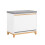 SoBuy White Shoe Bench with Cushion & Flip-Drawer 1