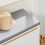 SoBuy White Shoe Bench with Cushion & Flip-Drawer 4