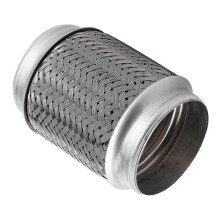 6x3.5in Stainless Steel Exhaust Flexible Pipe Braid Repair Tube Joint