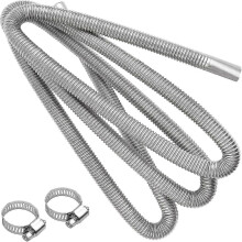 Exhaust Hose For Power Generators 200 Cm, Exhaust Hose Auxiliary Heater Exhaust Stainless Steel Exhaust