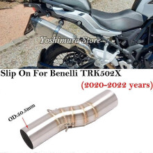 Escape-systeem voor Benelli TRK 502X TRK502X 2019 2020 2021, gewijzigde buis middelmatig aangepast