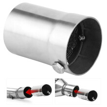 Silencieux d'échappement universel 48 mm pour moto, valve en acier, silencieux DB Killer