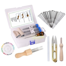 Needle Felting Kit Wool Felt Poked Needles for Diy Yarn Needlework Set