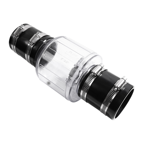 Silent Sewage Pump Check Valve, 2Inch Spring-Loaded Flapper, Life Increase Fit 7-1/4Inch Space 2