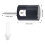 6 Pack Aluminum Chandelier Hook for Ceiling Hanging, Hooks Hanging Lights Black 3