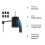 6 Pack Aluminum Chandelier Hook for Ceiling Hanging, Hooks Hanging Lights Black 2