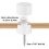 6 Pack Aluminum Chandelier Hook for Ceiling Hanging, Hooks Hanging Lights White 5