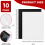 Printable Magnetic Sheets, 8.5x 11inch, 10Pack Glossy Magnet Printer Paper for Inkjet, Fridge 2