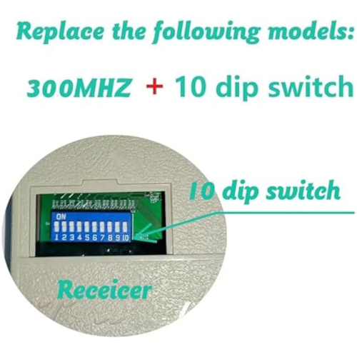 3pcs Replacement for Linear Multicode Garage Gate Door Opener Remote,3089,308911,MCS308911,10 Dip Switch,300MHZ 1