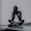 Nordic Abstract Statue Figure Sculpture Small Ornaments Mini Modern Art Desktop Decor D 3