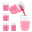 6Pcs Silicone Measuring Cups Set - 2Pc 250ml Reusable Cups, 4Pcs Non-Stick Epoxy Mixing 1
