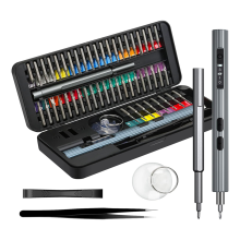 Mini Electric Screwdriver,58-In-1 Screwdriver Kit with 48 Magnetic Bits, for Phone Watch Camera Laptop