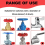 Gate Valve Lockout Device with Coded Lock Suited for 1 to 2-1/2 Handles Water Spigot 4