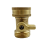 Brass Garden Hose Stop Valve, Heavy Duty 3/4 Inch Solid Valve Connector(4pcs) 5