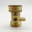 Brass Garden Hose Stop Valve, Heavy Duty 3/4 Inch Solid Valve Connector(4pcs) 4