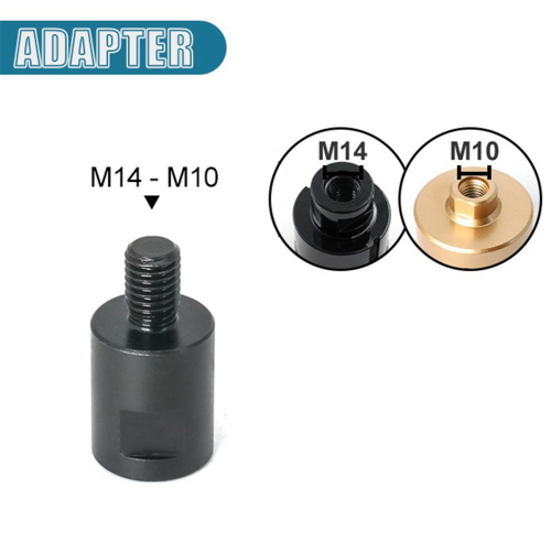 Angle Grinder M14 to M10 Adapter Thread Converter Interface Connector Screw Connecting Rod Nuts Slotting 2