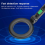 DM3005A Professional Metal LCD Detector Handheld Pinpointer Alarm High Sensitivity Scanner Security Checker Finder 5
