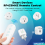 Smart Home New 433mhz 4 Key Ev1527 Coding Remote Control Switch Transmitter Wireless White 7