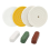 4pcs Buffing Polishing Wheels,Soft/Fine/Medium for Bench Grinder Tool with 3pcs Cutting Compounds 1