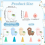10 Pcs Alpaca Shape Knitting Needle Stoppers, 30 Point Protectors Silicone Stoppers 7