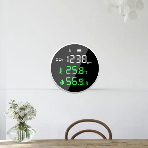 Portable Carbon Dioxide Detector Air Quality Tester CO2 Meter Thermometer Hygrometer 1