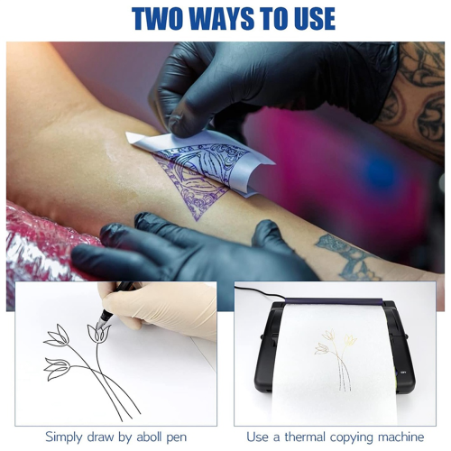 Tattoo Stencil Paper 40 Sheets Transfer Thermal A4 Size for Tattooing Printer 2