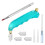 Glass Cutting Tool Kit Includes Blue Oil Feed Cutter with 3 Extra Replacement Head(6mm-12mm,12mm-20mm) 8