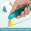 Glass Cutting Tool Kit Includes Blue Oil Feed Cutter with 3 Extra Replacement Head(6mm-12mm,12mm-20mm) 6