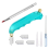 Glass Cutting Tool Kit Includes Blue Oil Feed Cutter with 3 Extra Replacement Head(6mm-12mm,12mm-20mm) 1