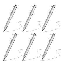 50pcs 0-100mm Vernier Caliper Pen Ball-Point Student Stationery Woodworking Measuring Tool A