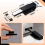 8 Pack Magnetic Push Latch Heavy Duty to Open Cabinet Hardware Release Magnets Touch Latch, Black 3