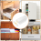 8 Pack Magnetic Push Latch Heavy Duty to Open Cabinet Hardware Release Magnets Touch Latch, White 4