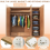 8 Pack Magnetic Push Latch Heavy Duty to Open Cabinet Hardware Release Magnets Touch Latch, White 3