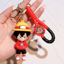 (Luffy4) Piece One Keychain Stylish Luffy Hoodie Keyring For Fans And Collectors