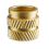Heat-Set Threaded Inserts, Heat Set Insert for 3D Printing Components and Plastic Parts - Knurled Nuts (100 Pieces) 6