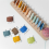 Bobbin Rack for Embroidery Floss Beech Wood Organizer with 12PCS Plastic Thread Cards(Rectangle) 5
