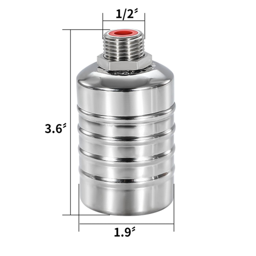 1/2Inch to 3/4Inch Water Float Valve,Stainless Steel Valve,Fully Automatic Level Controller Valve 1