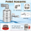 1/2Inch to 3/4Inch Water Float Valve,Stainless Steel Valve,Fully Automatic Level Controller Valve 7