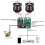 VU Level Audio Meter Stereo Amplifier Board+2pcs 9-12V DC Board Indicator 2