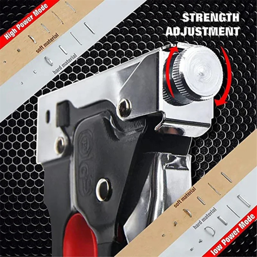 Nail Stapler DIY Construction Upholstery Staple with 3000 Staples Home Decor Carpentry Tool 2